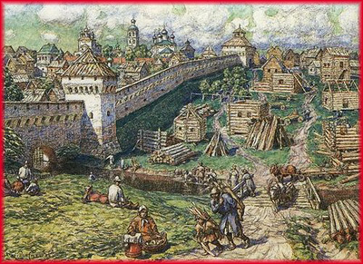 1156 год. Московский кремль
